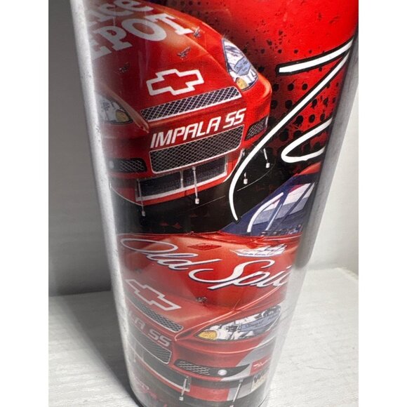 Tony Stewart #14 NASCAR Travel Mug 2009 Stewart-Haas Racing Wincraft & Lid 7.5" - Picture 5 of 11